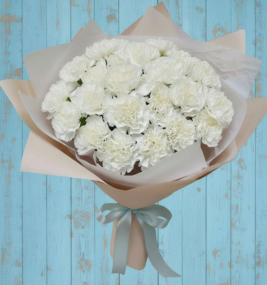 Букет цветов из: Гвоздики в Детчино