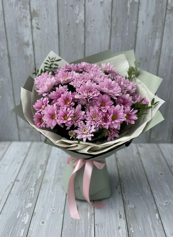 Букет цветов из: Хризантемы в Детчино