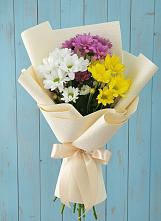 Букет цветов из:  Хризантемы в Детчино