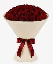 Букет 101 Бордовая роза Блэк Бакарра в Детчино