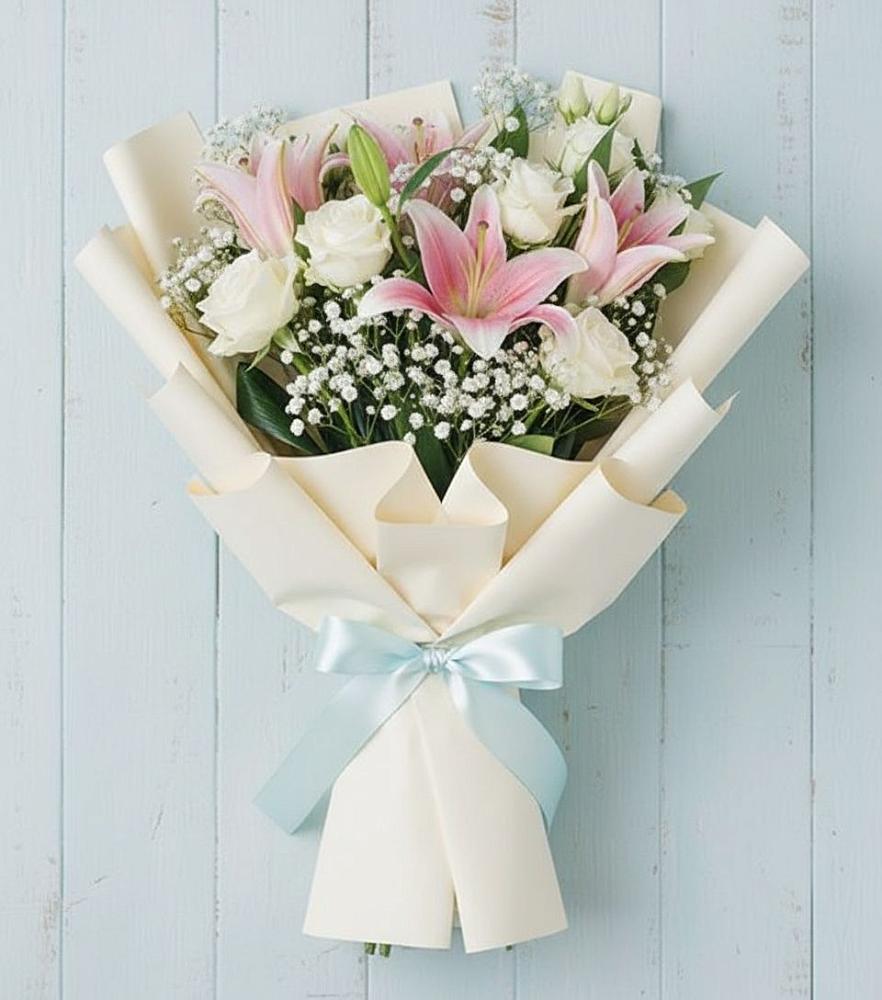 Букет цветов из: Лилии в Детчино