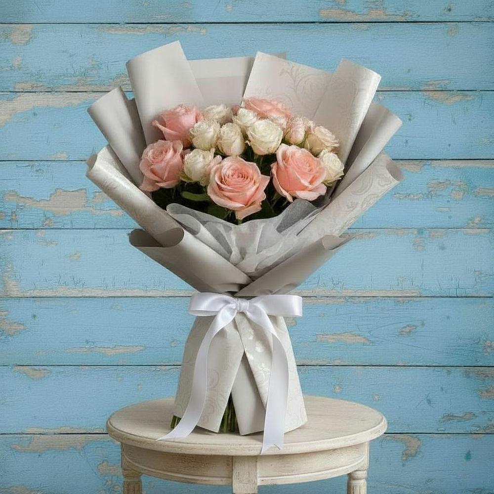 Букет цветов из: Розы в Детчино