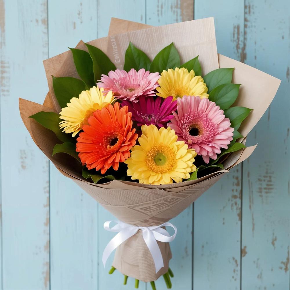 Букет цветов из: Герберы в Детчино