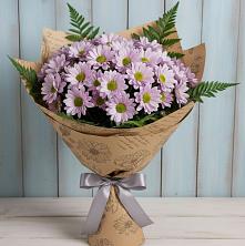 Букет цветов из:  Хризантемы в Детчино