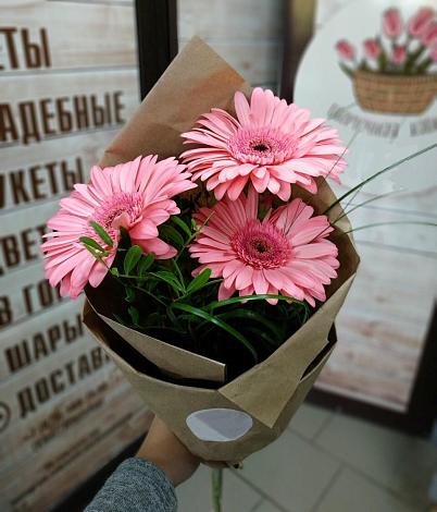 Букет цветов из: Герберы в Детчино