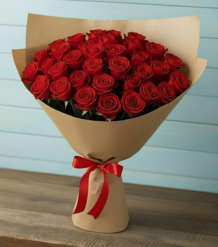 Букет Красные розы Милано в Детчино