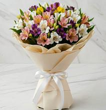 Букет цветов из:  Альстромерии #REPLACE_PRED# Детчино
