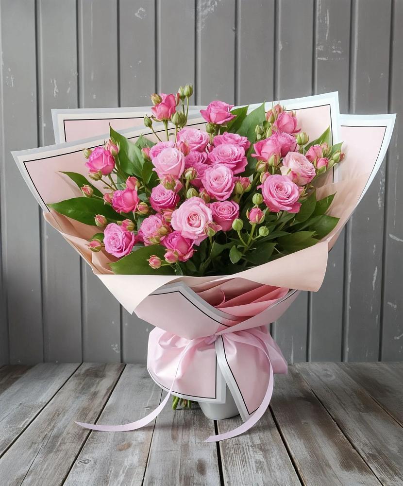 Букет Розовый кустик в Детчино