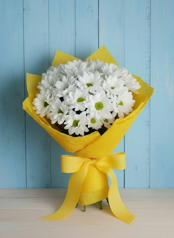 Букет цветов из: Хризантемы в Детчино