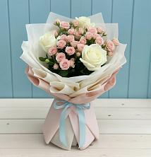 Букет цветов из:  Розы в Детчино
