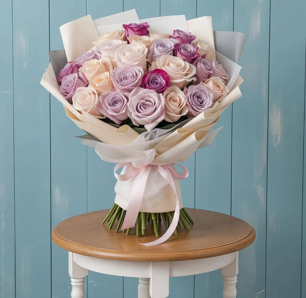 Букет цветов из: Розы в Детчино