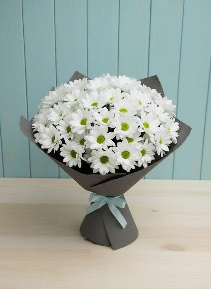 Букет цветов из: Хризантемы в Детчино