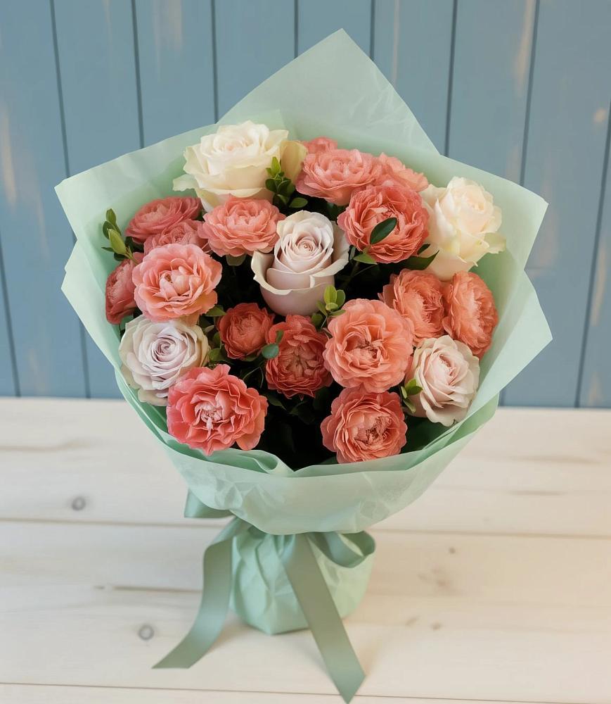 Букет цветов из: Розы в Детчино