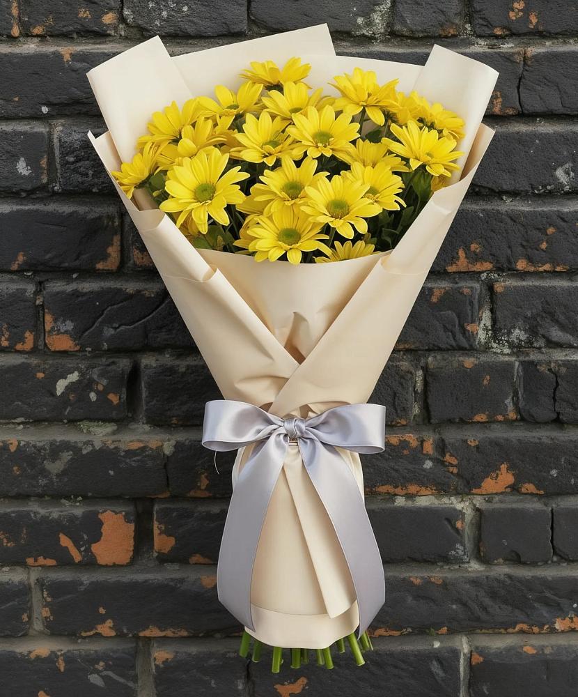 Букет цветов из: Хризантемы в Детчино