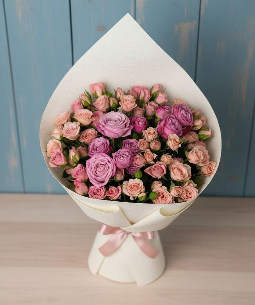 Букет цветов из: Розы в Детчино