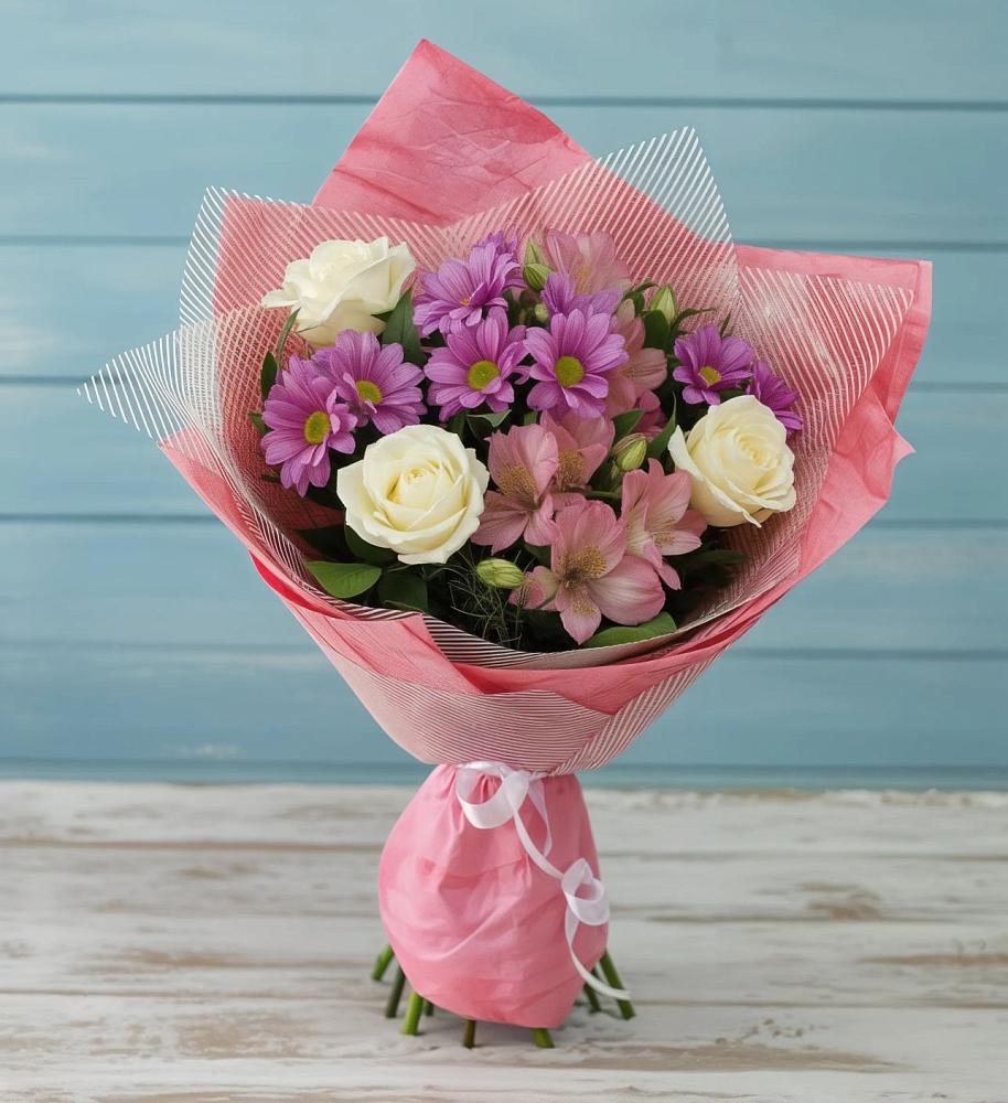 Букет цветов из: Герберы в Детчино