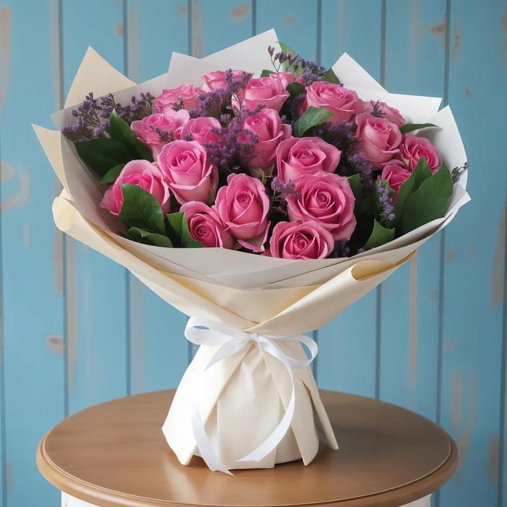 Букет цветов из: Розы в Детчино