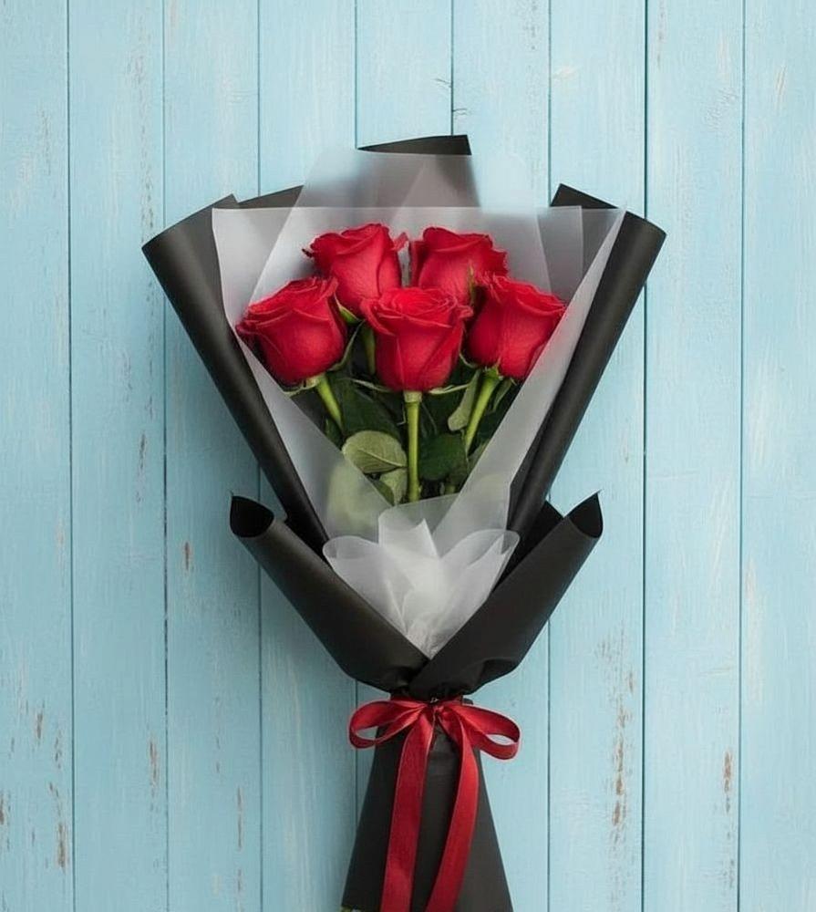 Букет цветов из: Розы в Детчино