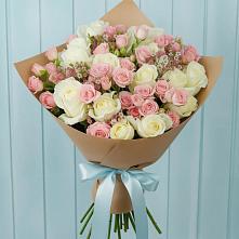 Букет цветов из:  Розы в Детчино